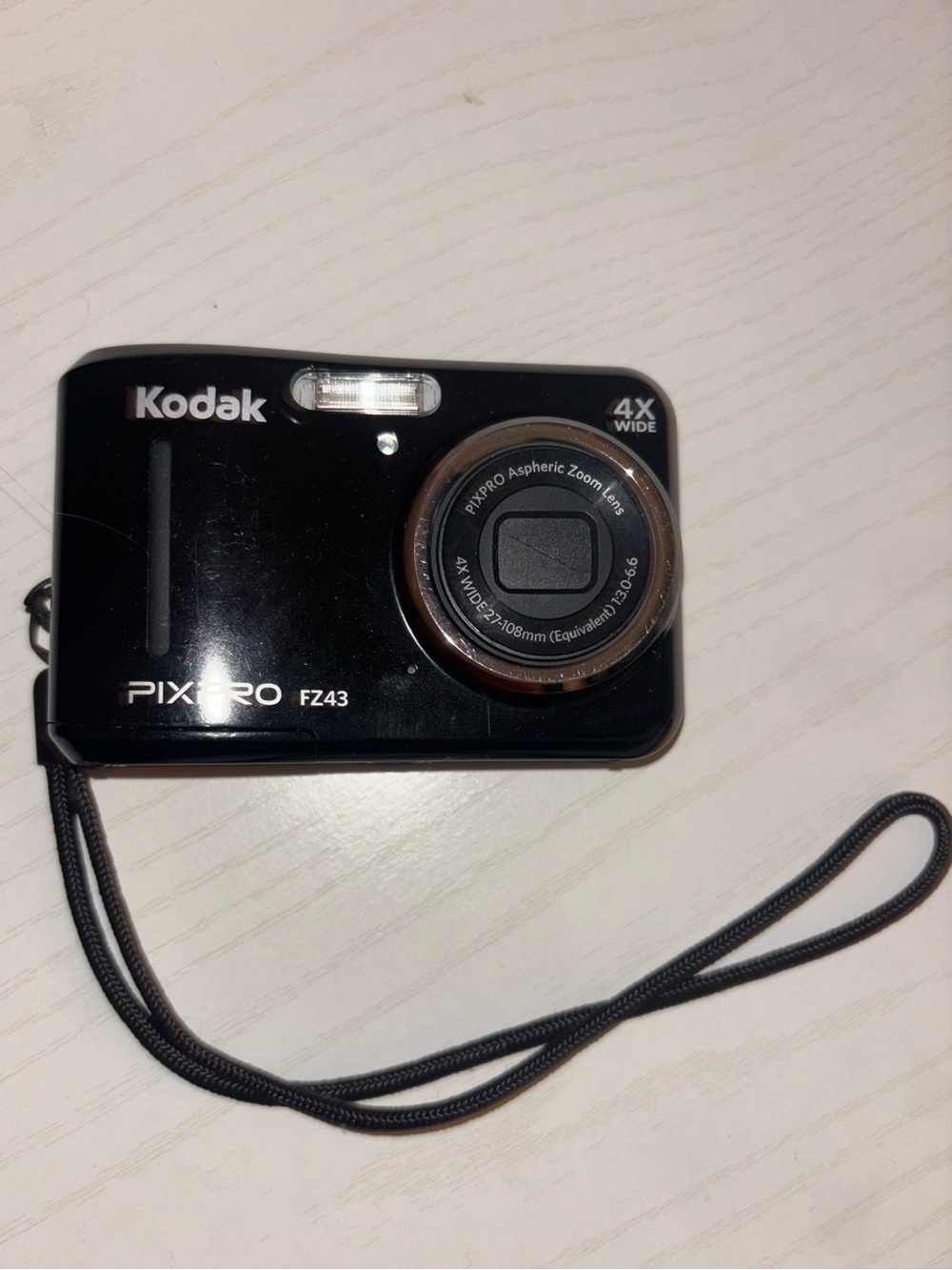Kodak PIXPRO FZ43 Compact Digital Camera - Black